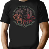 To See With Eyes Unclouded Funny Happy Hipster T-Shirt for Men & Women, T-Shirts Graphic Tee - Black