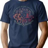To See With Eyes Unclouded Funny Happy Hipster T-Shirt for Men & Women, T-Shirts Graphic Tee - Navy