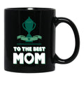 To The Best Mom - Mothers Day - Winners Cup Black Gift Coffee Mug - Black