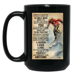Today Is A Good Day Skiing Black Gift Coffee Mug