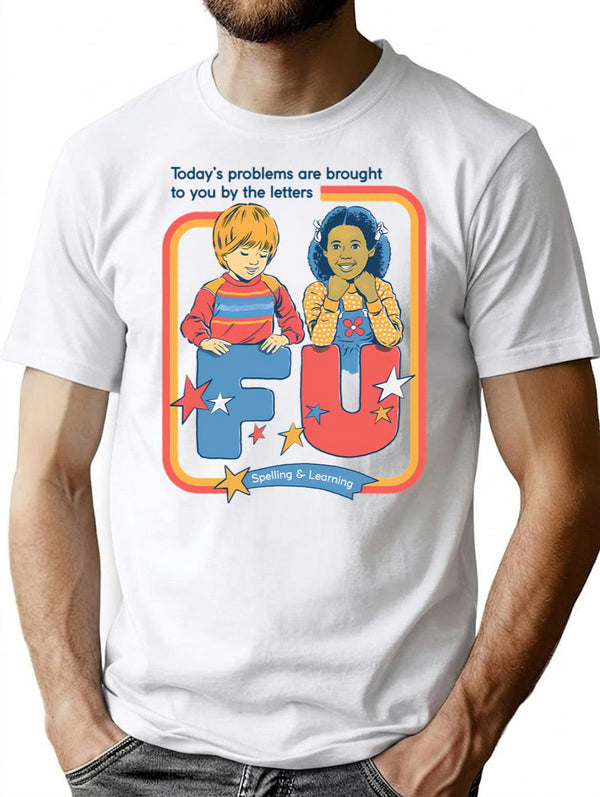Today'S Problems T-Shirt for Men & Women, T-Shirts Graphic Tee - White