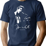 Tom Waitsss T-Shirt for Men & Women, T-Shirts Graphic Tee - Navy