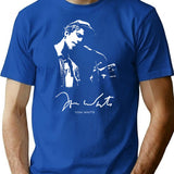 Tom Waitsss T-Shirt for Men & Women, T-Shirts Graphic Tee - Blue