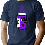 Too Grape To Hate T-Shirt for Men & Women, T-Shirts Graphic Tee - Navy