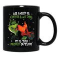 Toooo Peopley Outside Black Gift Coffee Mug - Black
