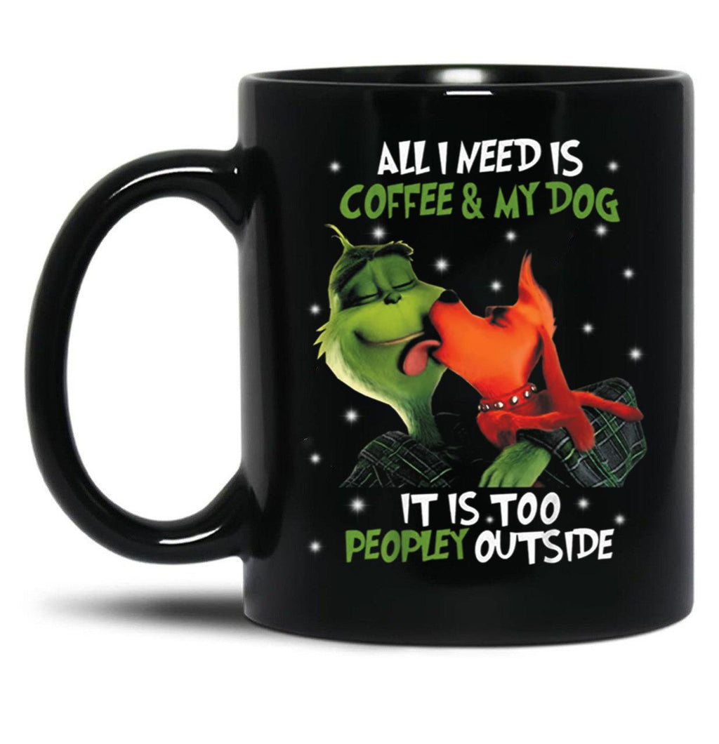 Toooo Peopley Outside Black Gift Coffee Mug