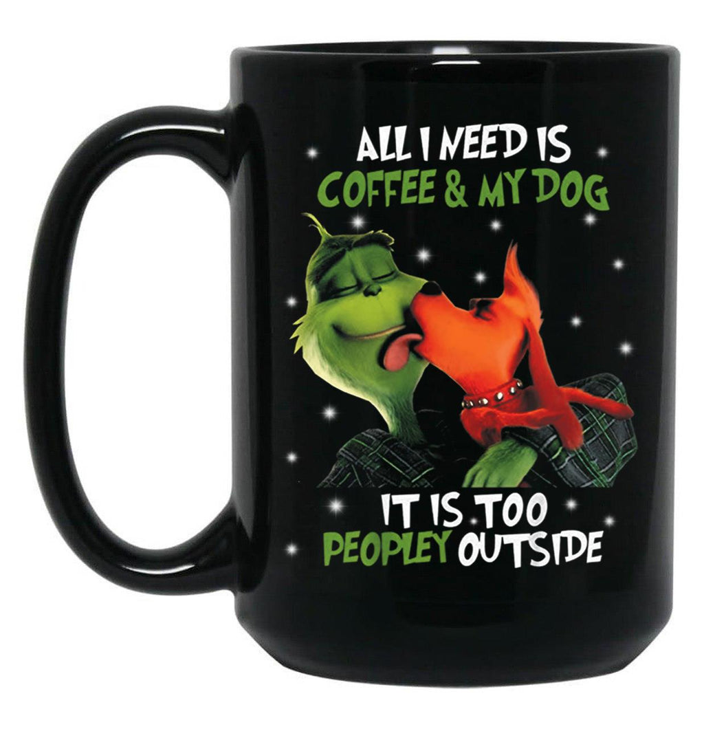 Toooo Peopley Outside Black Gift Coffee Mug