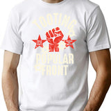Tooting Popular Front T-Shirt for Men & Women, T-Shirts Graphic Tee - White