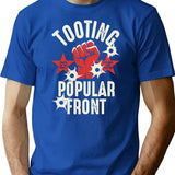 Tooting Popular Front T-Shirt for Men & Women, T-Shirts Graphic Tee - Blue