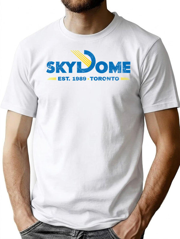 Toronto Skydome Vintage Logo T-Shirt for Men & Women, T-Shirts Graphic Tee - White