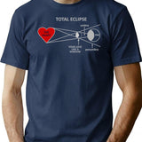 Total Eclipse Of The Heart New Favorite Tees T-Shirt for Men & Women, T-Shirts Graphic Tee - Navy