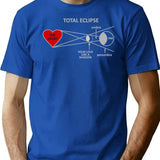 Total Eclipse Of The Heart New Favorite Tees T-Shirt for Men & Women, T-Shirts Graphic Tee - Blue