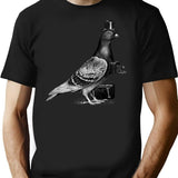 Tourist T-Shirt for Men & Women, T-Shirts Graphic Tee - Black