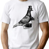 Tourist T-Shirt for Men & Women, T-Shirts Graphic Tee - White