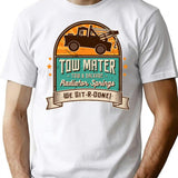 Tow Mater - Tow Salvage - Vintage T-Shirt for Men & Women, T-Shirts Graphic Tee - White