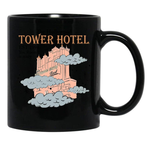 Tower Hotel Your Room is Ready Est 1994 Tower of Terror Family Matching Black Coffee Mug, Gift Coffee Mug - Black
