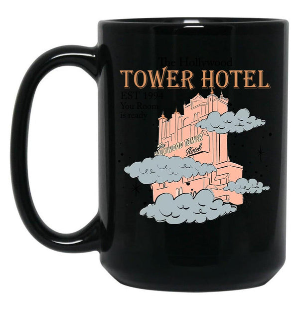 Tower Hotel Your Room is Ready Est 1994 Tower of Terror Family Matching Black Coffee Mug, Gift Coffee Mug - Black