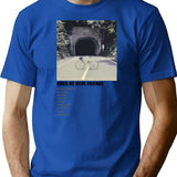 Track List Lovers T-Shirt for Men & Women, T-Shirts Graphic Tee - Blue