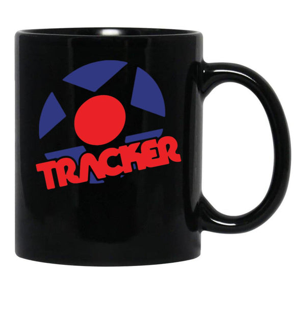 Tracker Trucks Vintage Logo Classic Black Coffee Mug, Gift Coffee Mug - Black