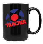 Tracker Trucks Vintage Logo Classic Black Coffee Mug, Gift Coffee Mug