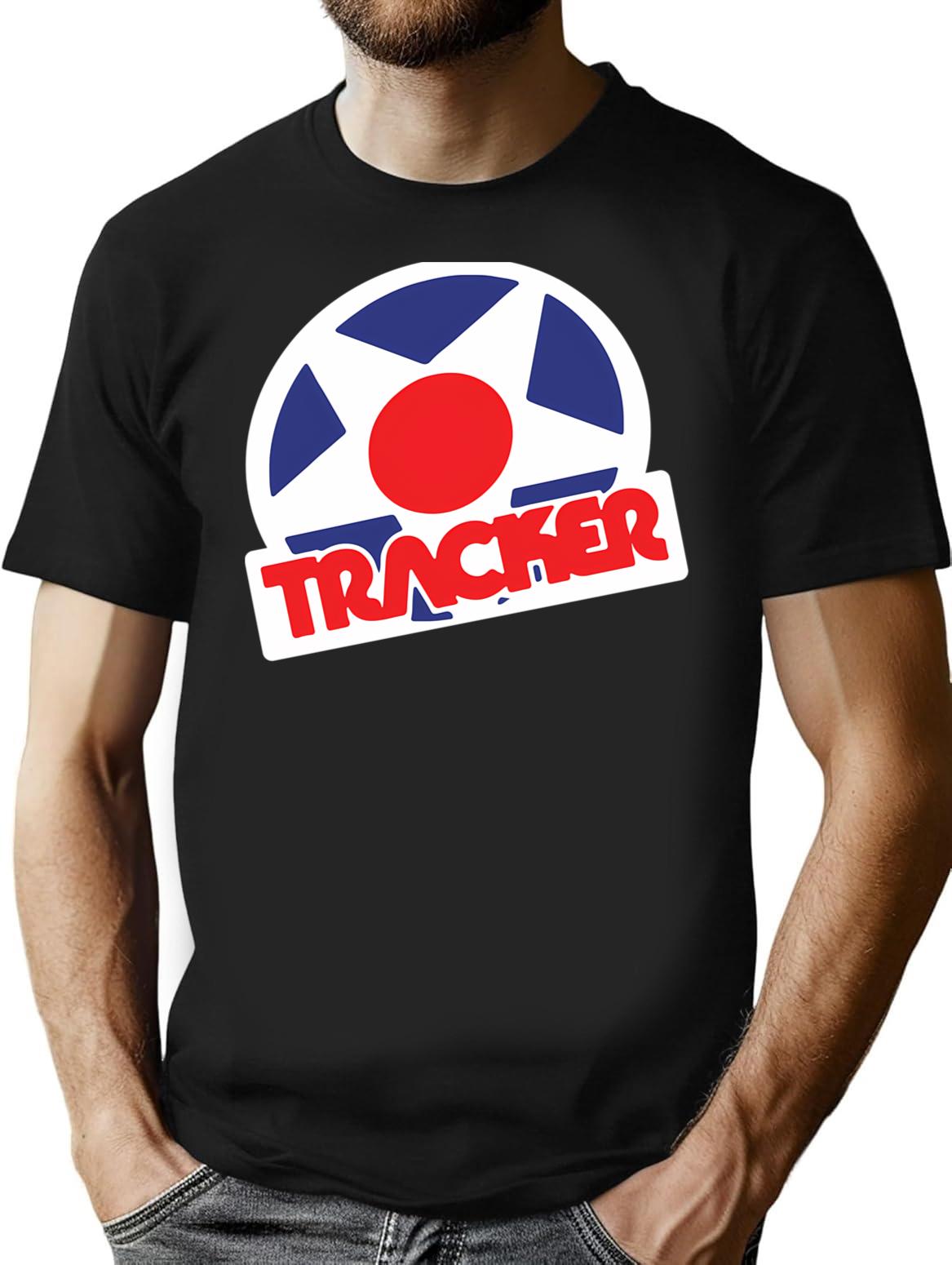 Tracker Trucks Vintage Logo T-Shirt for Men & Women, T-Shirts Graphic Tee - Black