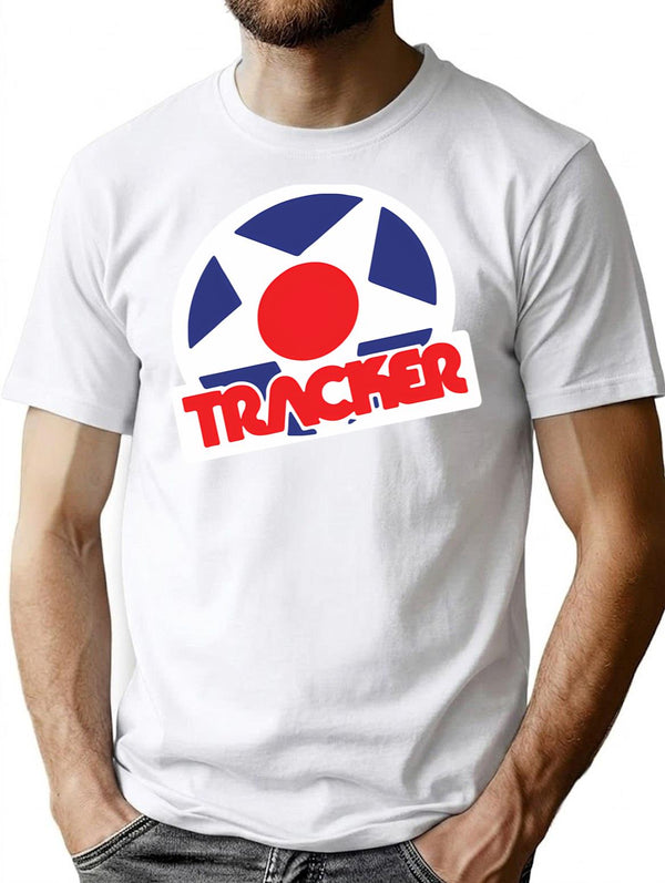 Tracker Trucks Vintage Logo T-Shirt for Men & Women, T-Shirts Graphic Tee - White