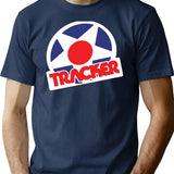 Tracker Trucks Vintage Logo T-Shirt for Men & Women, T-Shirts Graphic Tee - Navy