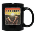 Tremors Distressed Mover Photographic Print Black Coffee Mug, Gift Coffee Mug - Black