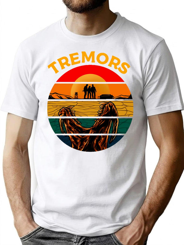 Tremors Vintage T-Shirt for Men & Women, T-Shirts Graphic Tee - White