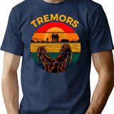Tremors Vintage T-Shirt for Men & Women, T-Shirts Graphic Tee - Navy
