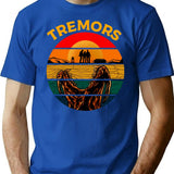 Tremors Vintage T-Shirt for Men & Women, T-Shirts Graphic Tee - Blue