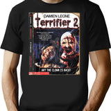 Trending Terrifier 2 New Movie Design T-Shirt for Men & Women, T-Shirts Graphic Tee - Black