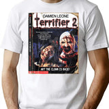 Trending Terrifier 2 New Movie Design T-Shirt for Men & Women, T-Shirts Graphic Tee - White