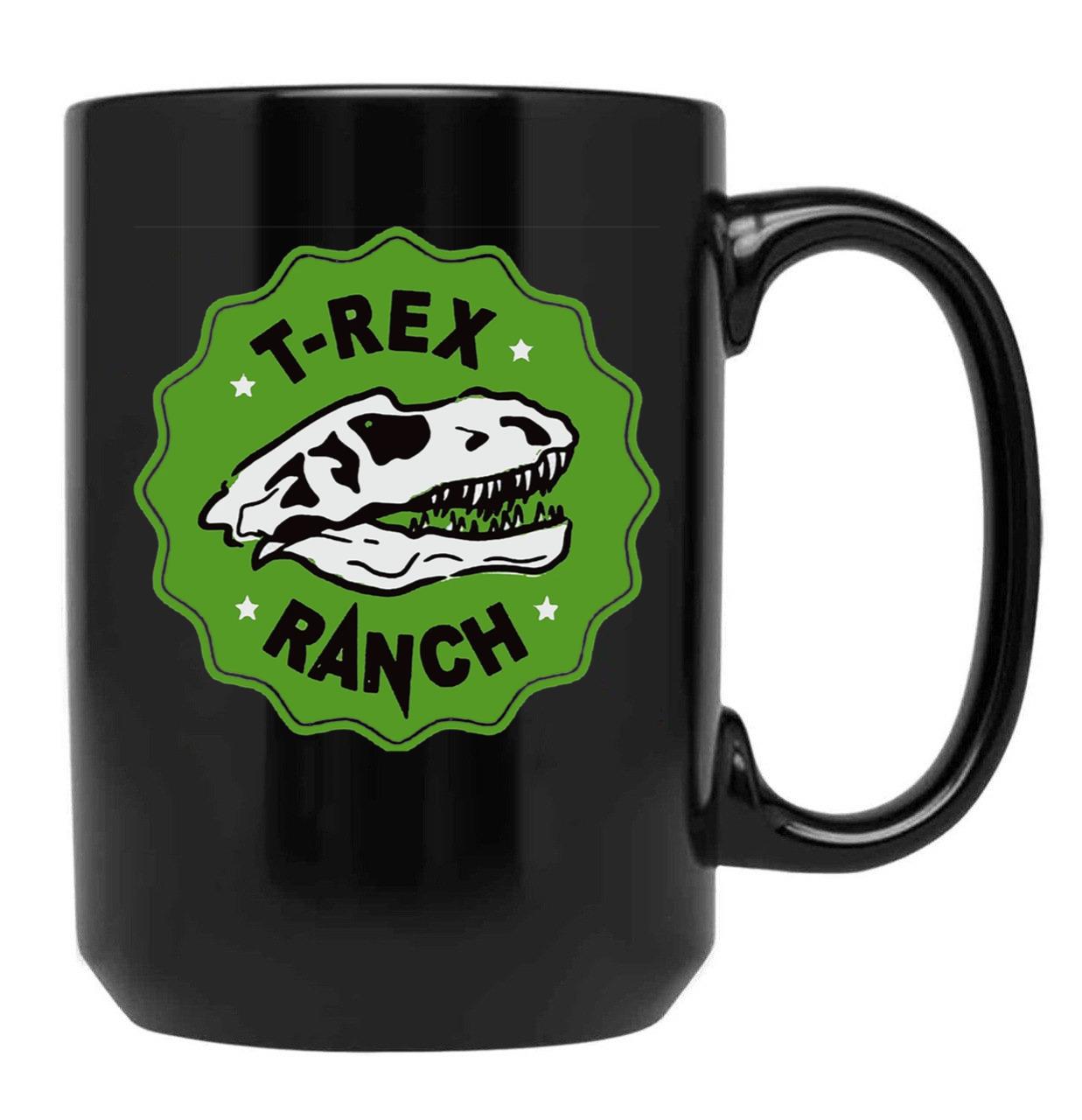Trex Ranch Slim Black Coffee Mug, Gift Coffee Mug