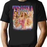 Trisha Paytas Trisha Paytas Shirt Unisex Sweatshirt Back Side Print – Feel The Softness Love The Fit. Premium Heavyweight Cotton T-Shirt - Black