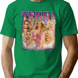 Trisha Paytas Trisha Paytas Shirt Unisex Sweatshirt Back Side Print – Feel The Softness Love The Fit. Premium Heavyweight Cotton T-Shirt - Green