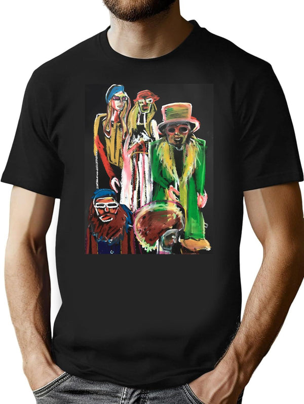 Troutmask Replica Cpt Beefheart T-Shirt for Men & Women, T-Shirts Graphic Tee - Black
