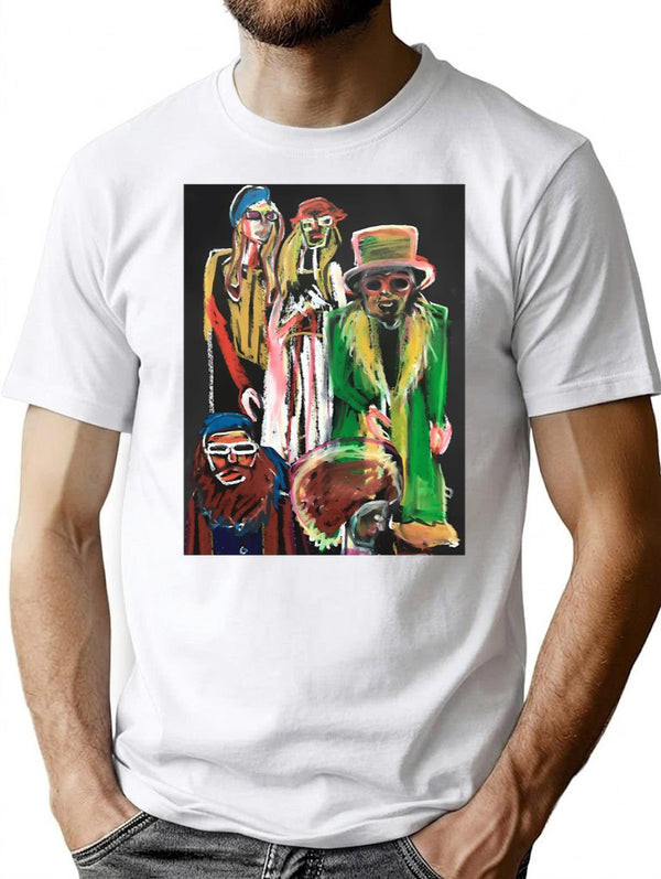 Troutmask Replica Cpt Beefheart T-Shirt for Men & Women, T-Shirts Graphic Tee - White