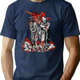 True Love - Art The Clown T-Shirt for Men & Women, T-Shirts Graphic Tee - Navy