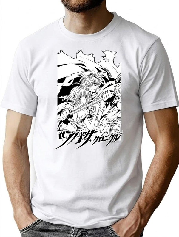 Tsubasa Reservoir Chronicle T-Shirt for Men & Women, T-Shirts Graphic Tee - White