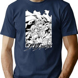 Tsubasa Reservoir Chronicle T-Shirt for Men & Women, T-Shirts Graphic Tee - Navy