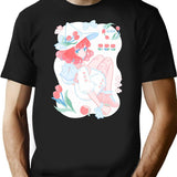 Tulip Witch T-Shirt for Men & Women, T-Shirts Graphic Tee - Black
