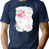 Tulip Witch T-Shirt for Men & Women, T-Shirts Graphic Tee - Navy