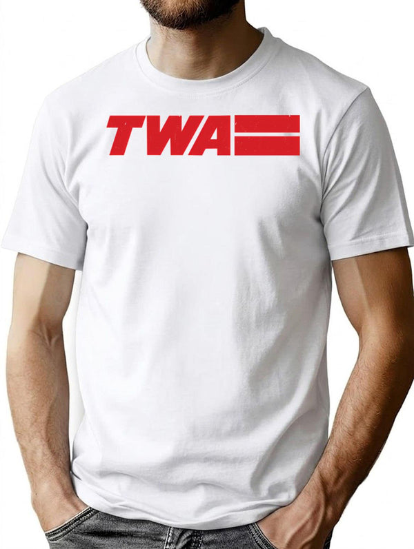 Twa - Vintage Logo T-Shirt for Men & Women, T-Shirts Graphic Tee - White