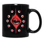 Ultrakill Eyeballs Black Coffee Mug, Gift Coffee Mug - Black