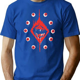 Ultrakill Eyeballs Premium Heavyweight Cotton T-Shirt - Blue