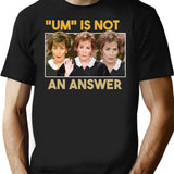 Um Is Not An Answer Only Judy Can Judge Me Funny Classic T-Shirt for Men & Women, T-Shirts Graphic Tee - Black