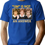 Um Is Not An Answer Only Judy Can Judge Me Funny Classic T-Shirt for Men & Women, T-Shirts Graphic Tee - Blue