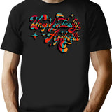 Unapologetically Apologetic T-Shirt for Men & Women, T-Shirts Graphic Tee - Black
