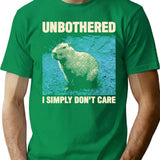 Unbothered Capybara T-Shirt for Men & Women, T-Shirts Graphic Tee - Green